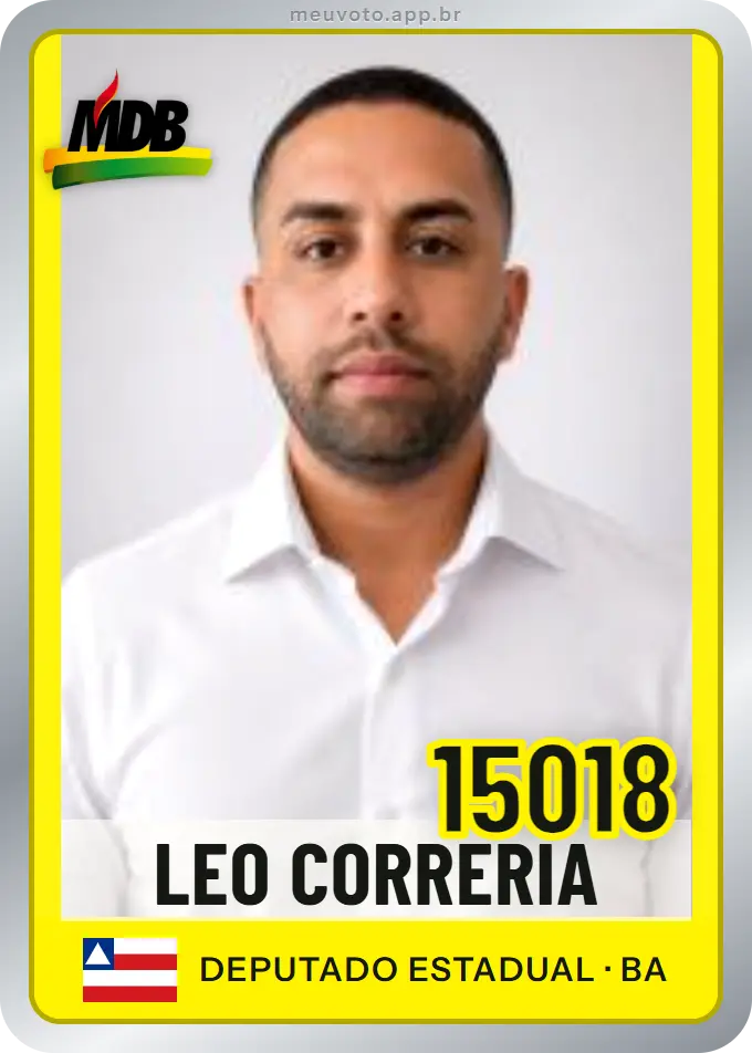Carta de Leo Correria, número 15018, MDB