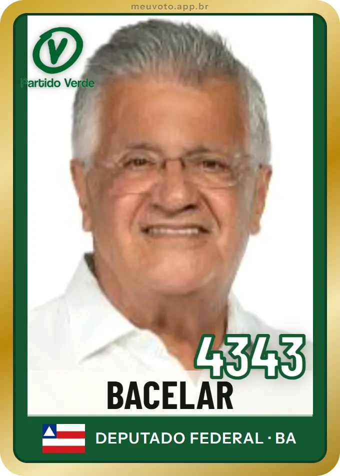 Carta de Bacelar, número 4343, PV
