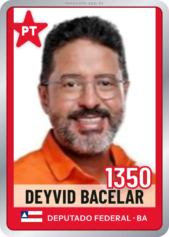 Carta de Deyvid Bacelar, número 1350, PT