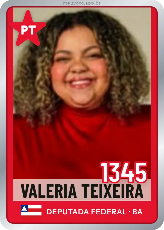 Carta de Valeria Teixeira, número 1345, PT