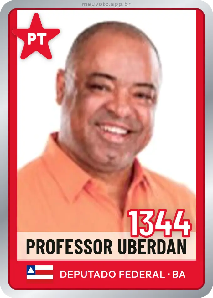 Carta de Professor Uberdan, número 1344, PT