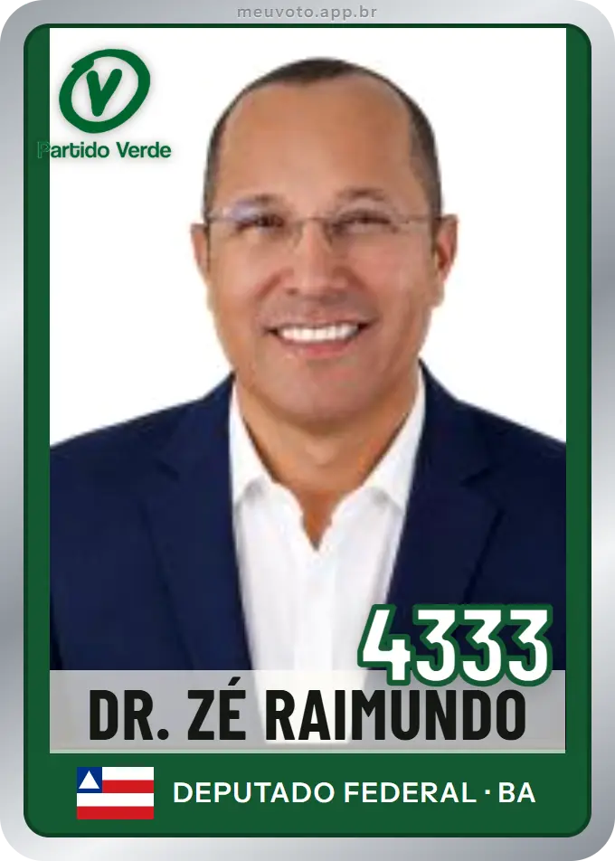 Carta de Dr. Zé Raimundo, número 4333, PV
