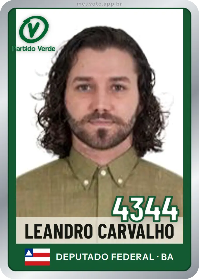 Carta de Leandro Carvalho, número 4344, PV