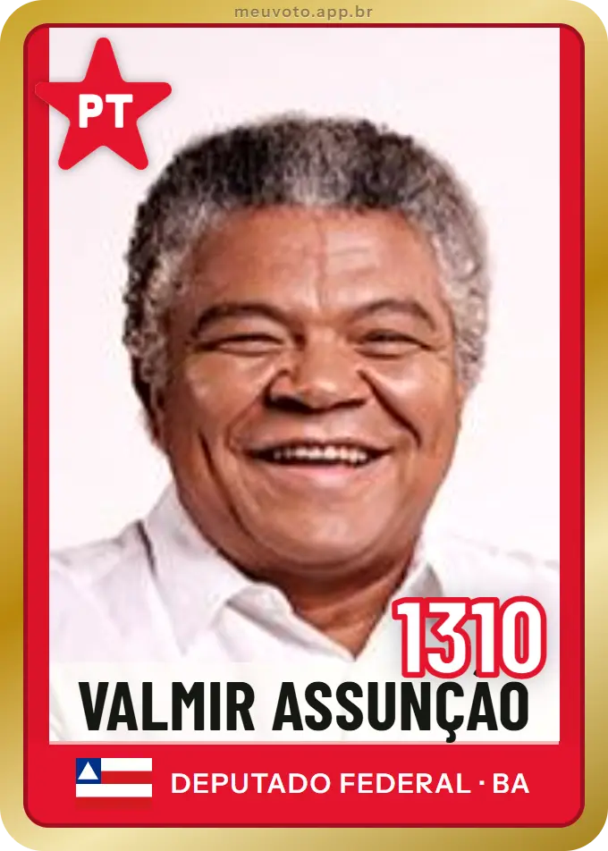 Carta de Valmir Assunção, número 1310, PT