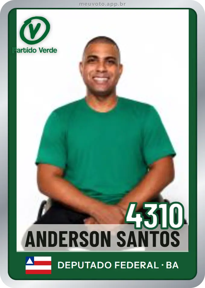 Carta de Anderson Santos, número 4310, PV
