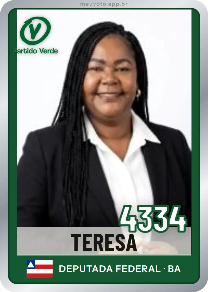 Carta de Teresa, número 4334, PV