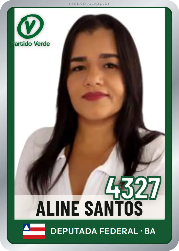 Carta de Aline Santos, número 4327, PV