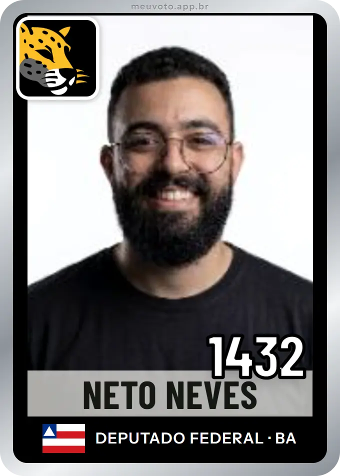 Carta de Neto Neves, número 1432, Missão