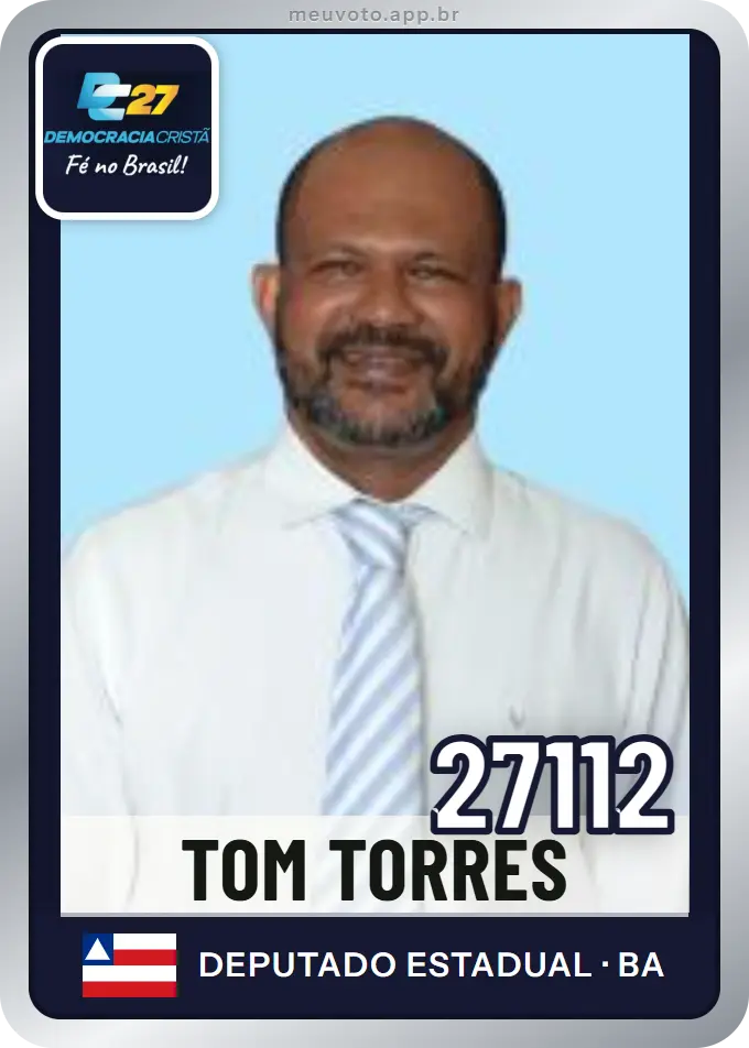 Carta de Tom Torres, número 27112, DC