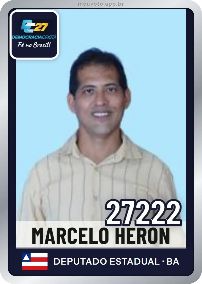 Carta de Marcelo Heron, número 27222, DC