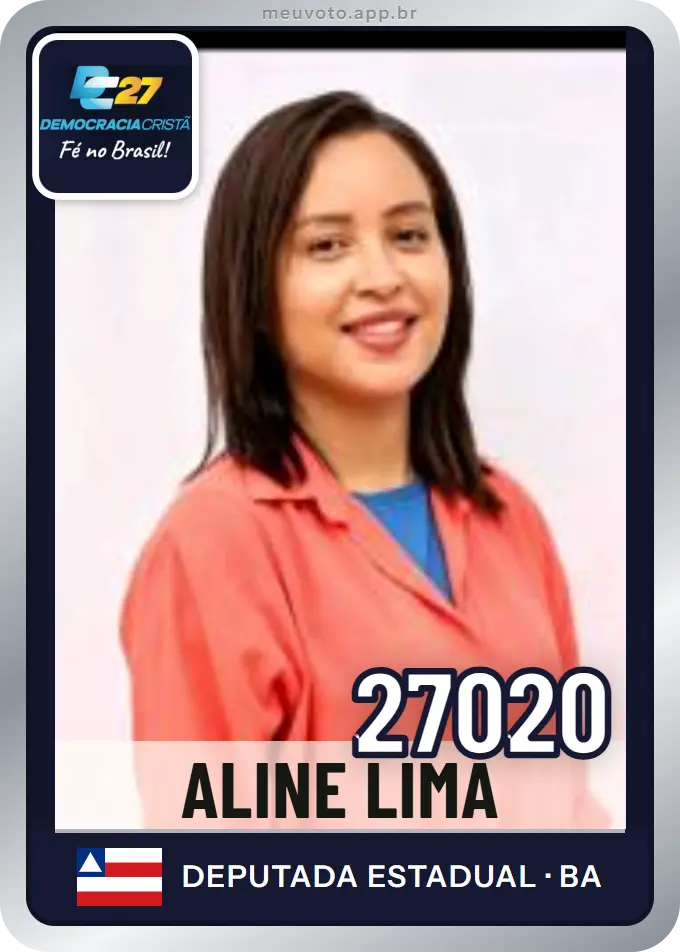 Carta de Aline Lima, número 27020, DC