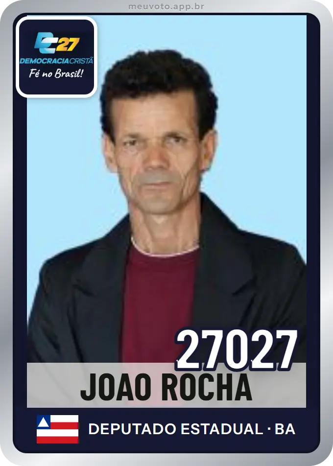 Carta de Joao Rocha, número 27027, DC