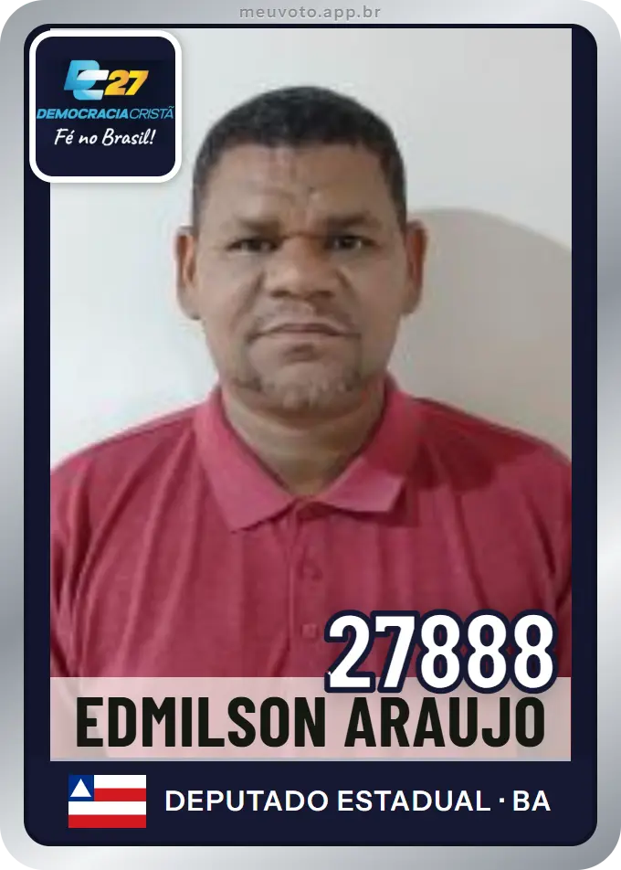Carta de Edmilson Araujo, número 27888, DC