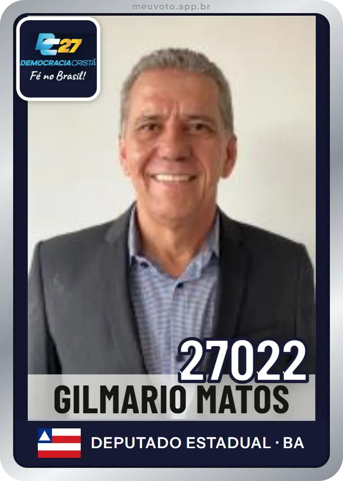 Carta de Gilmario Matos, número 27022, DC