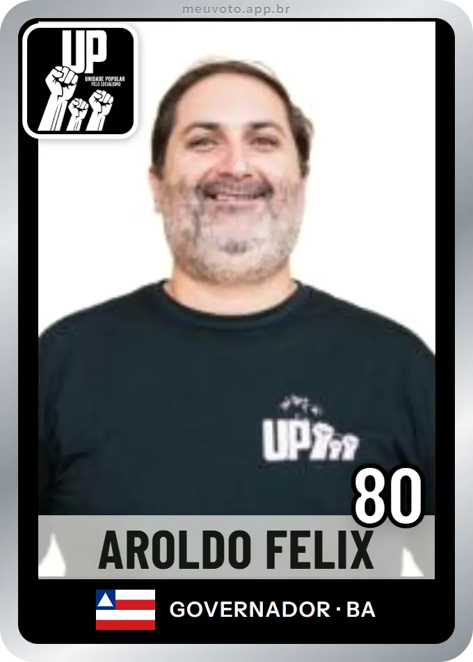 Carta de Aroldo Felix, número 80, UP