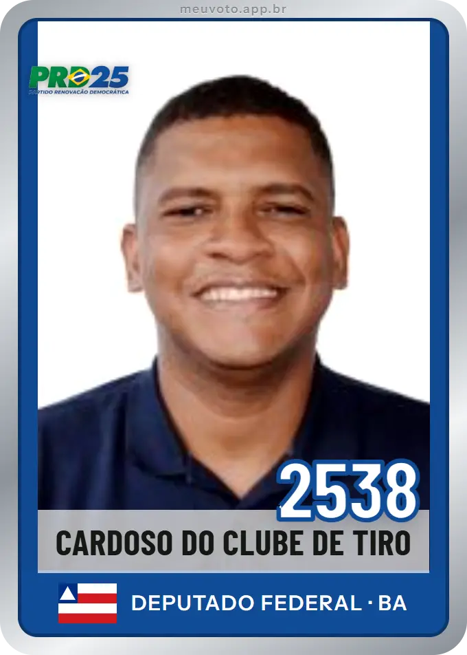 Carta de Cardoso do Clube de Tiro, número 2538, PRD