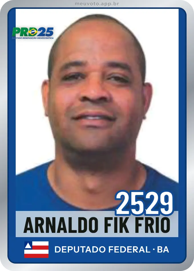 Carta de Arnaldo Fik Frio, número 2529, PRD