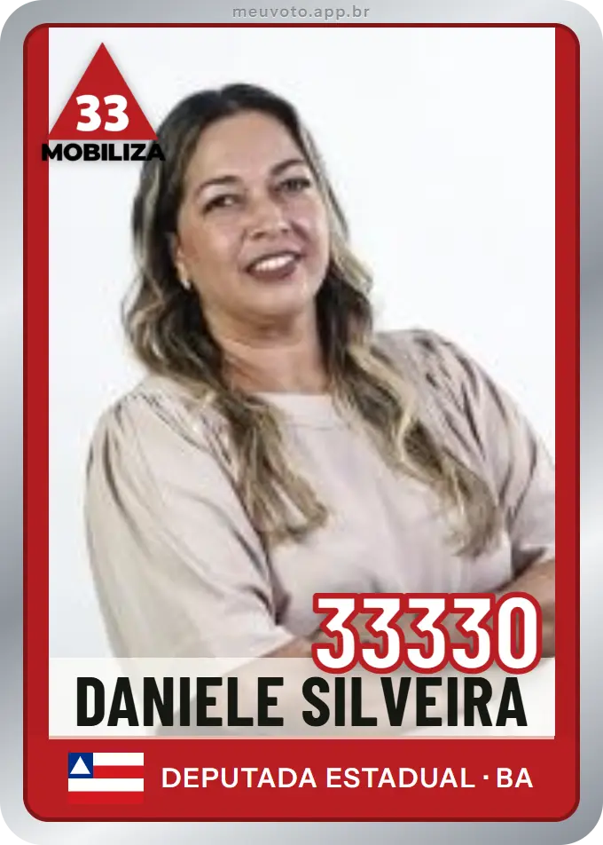 Carta de Daniele Silveira, número 33330, Mobiliza