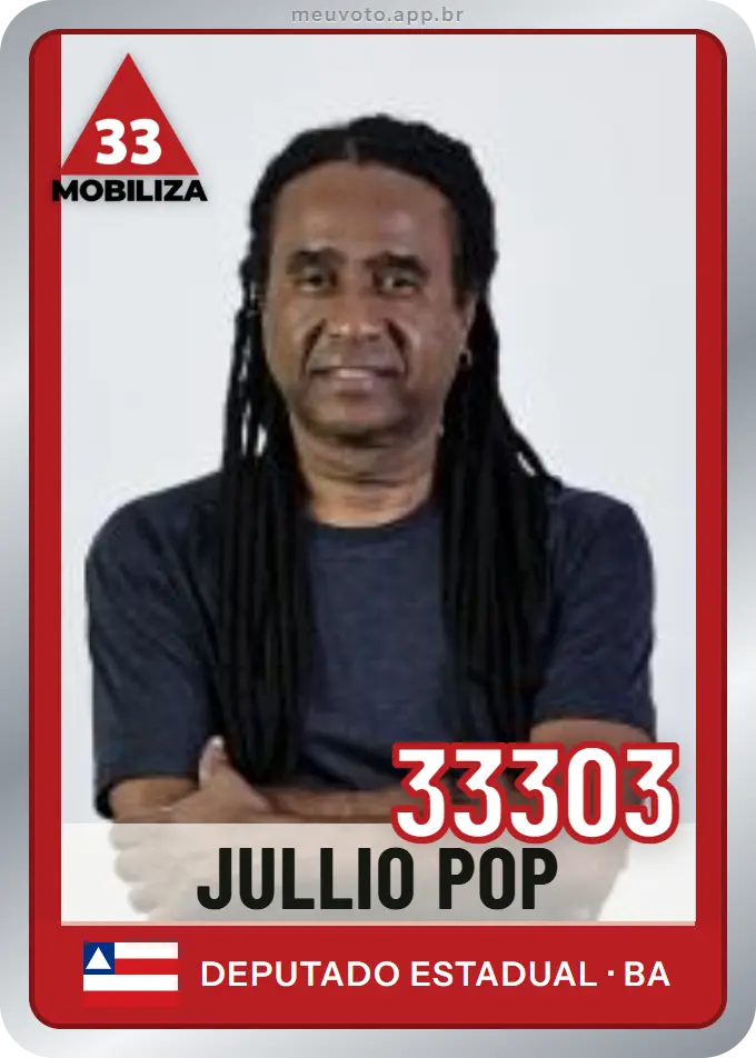 Carta de Jullio Pop, número 33303, Mobiliza