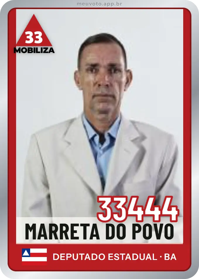 Carta de Marreta do Povo, número 33444, Mobiliza