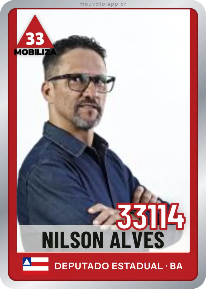 Carta de Nilson Alves, número 33114, Mobiliza
