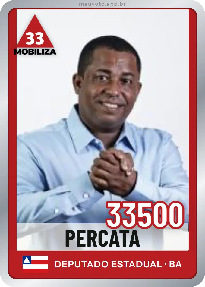 Carta de Percata, número 33500, Mobiliza