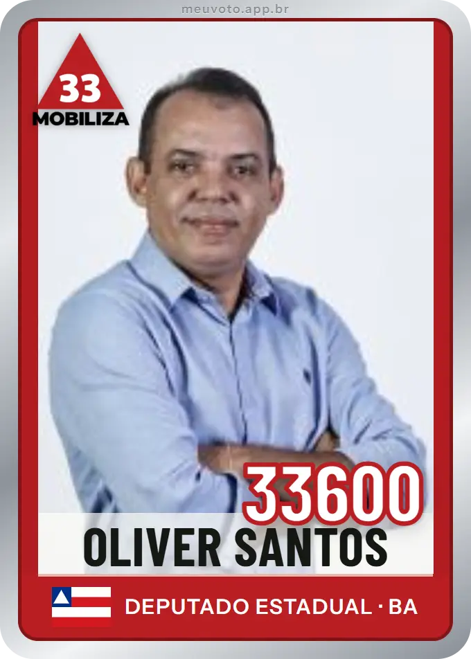Carta de Oliver Santos, número 33600, Mobiliza