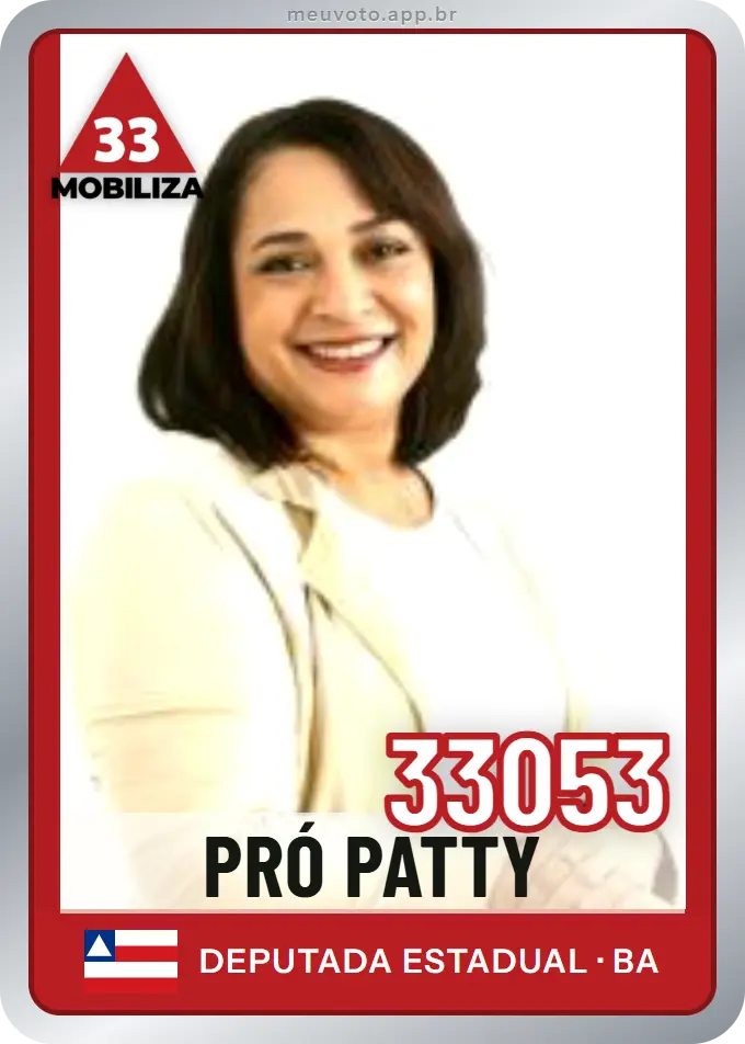 Carta de Pró Patty, número 33053, Mobiliza