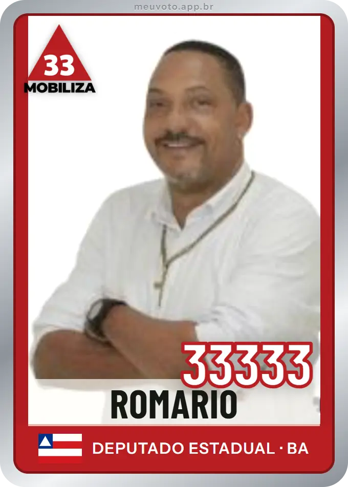 Carta de Romario, número 33333, Mobiliza