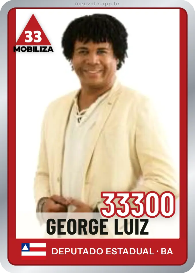 Carta de George Luiz, número 33300, Mobiliza