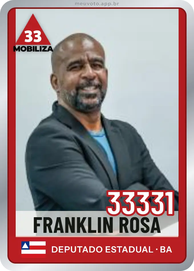 Carta de Franklin Rosa, número 33331, Mobiliza