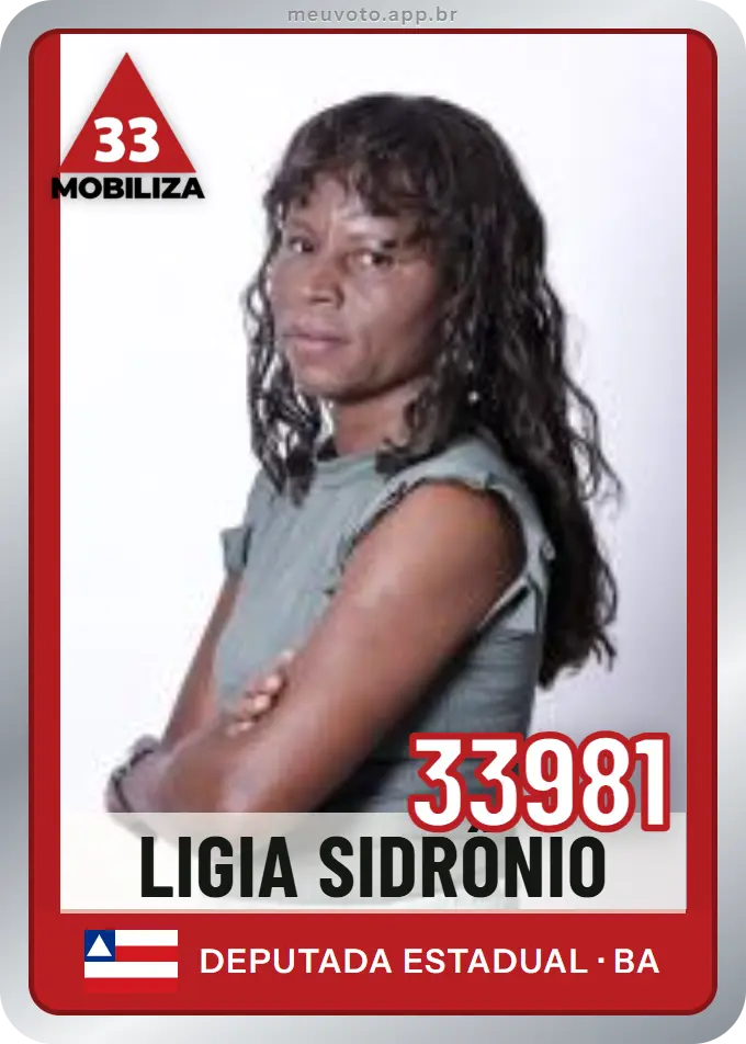 Carta de Ligia Sidrônio, número 33981, Mobiliza