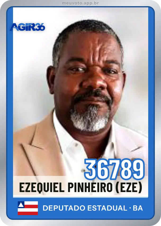 Carta de Ezequiel Pinheiro (eze), número 36789, Agir