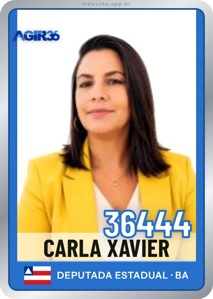 Carta de Carla Xavier, número 36444, Agir
