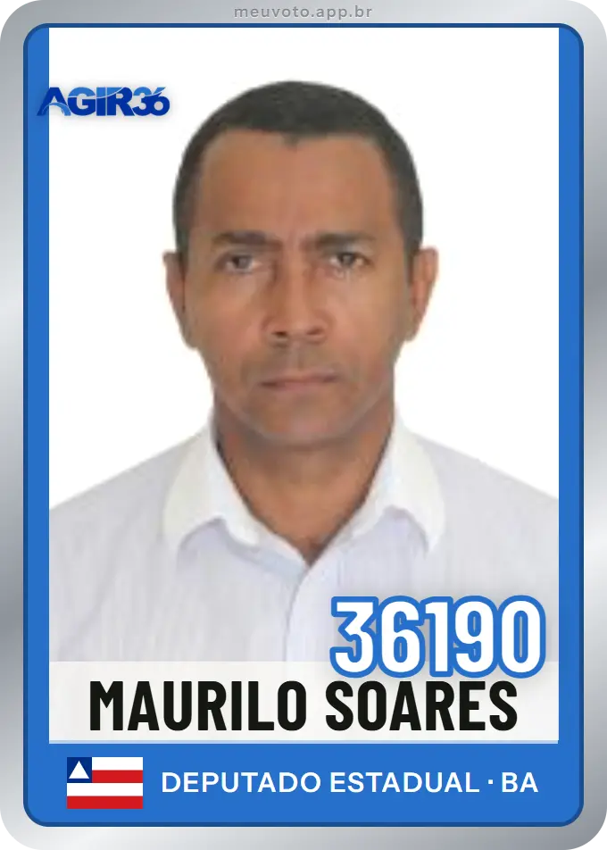 Carta de Maurilo Soares, número 36190, Agir