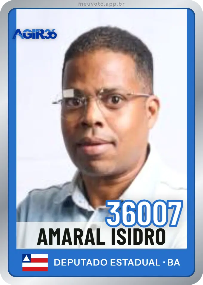 Carta de Amaral Isidro, número 36007, Agir