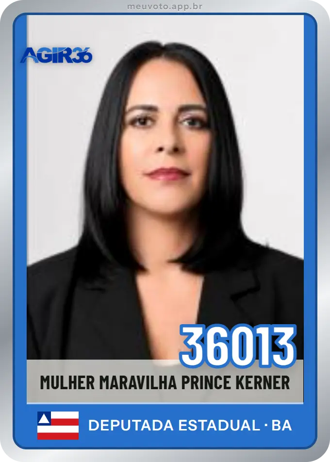 Carta de Mulher Maravilha Prince Kerner, número 36013, Agir