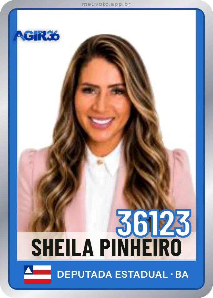Carta de Sheila Pinheiro, número 36123, Agir