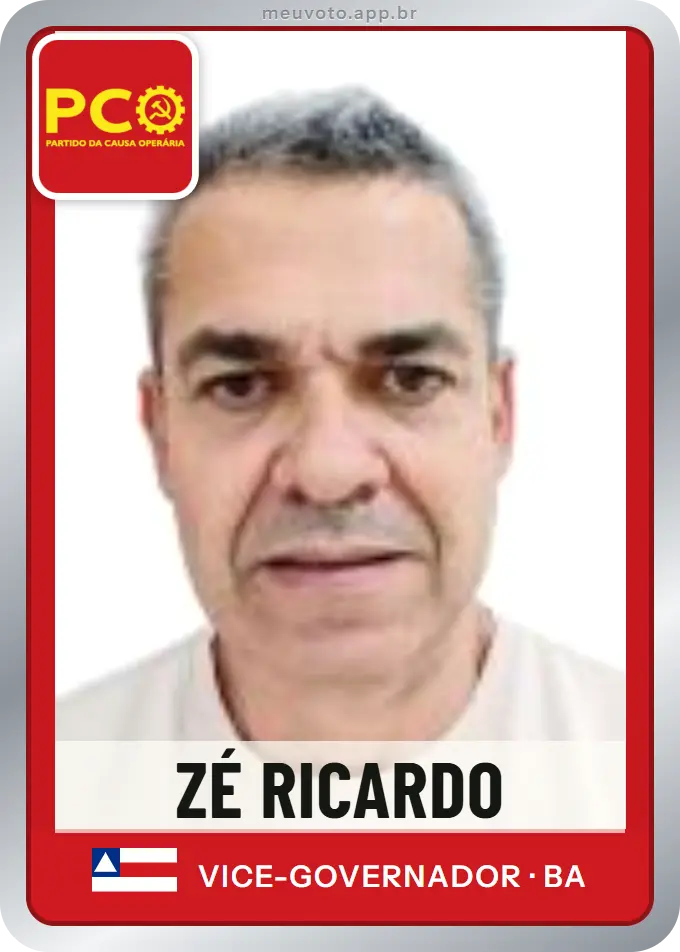 Carta de Zé Ricardo, PCO