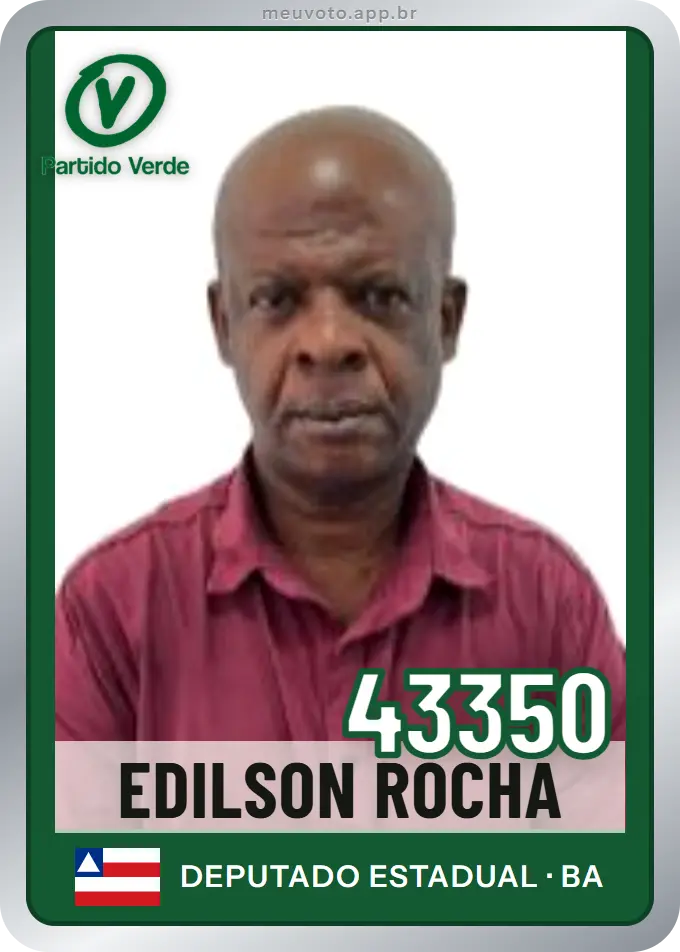 Carta de Edilson Rocha, número 43350, PV