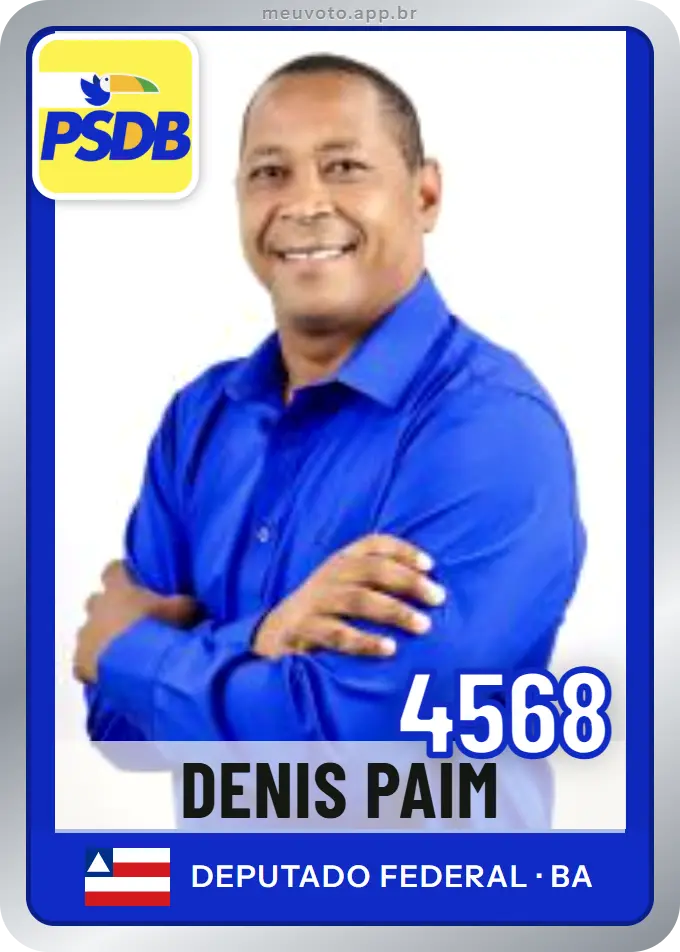 Carta de Denis Paim, número 4568, PSDB
