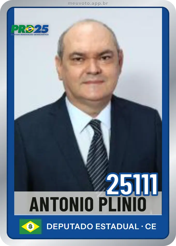 Carta de Antonio Plínio, número 25111, PRD