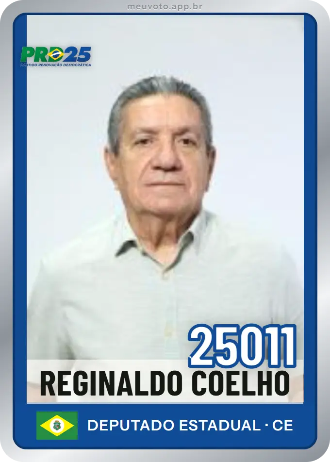 Carta de Reginaldo Coelho, número 25011, PRD