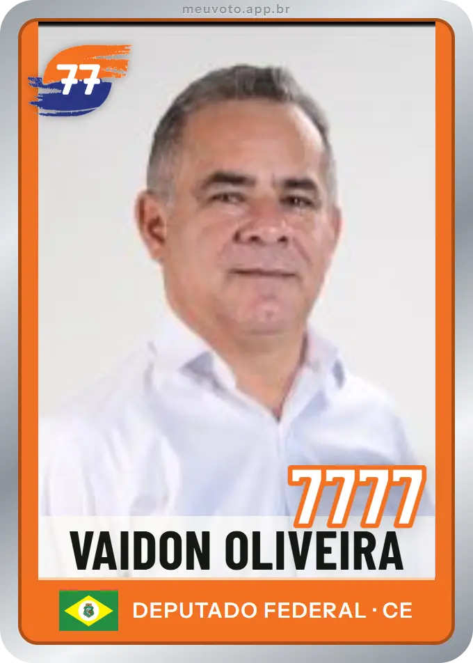 Carta de Vaidon Oliveira, número 7777, Solidariedade