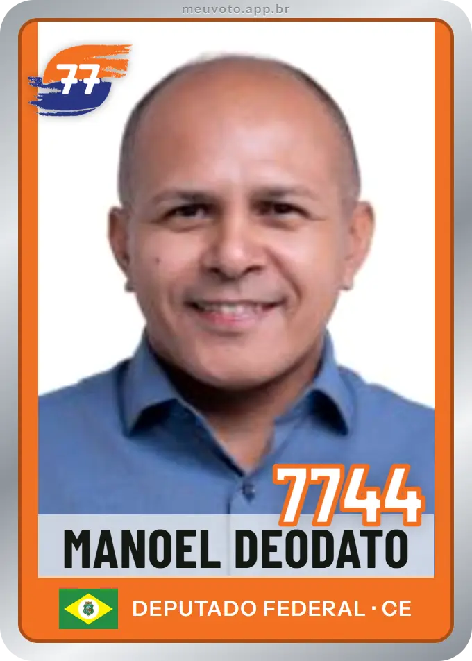 Carta de Manoel Deodato, número 7744, Solidariedade