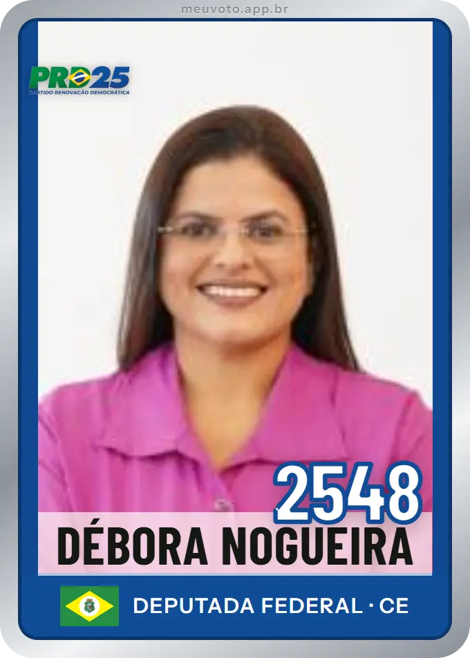 Carta de Débora Nogueira, número 2548, PRD