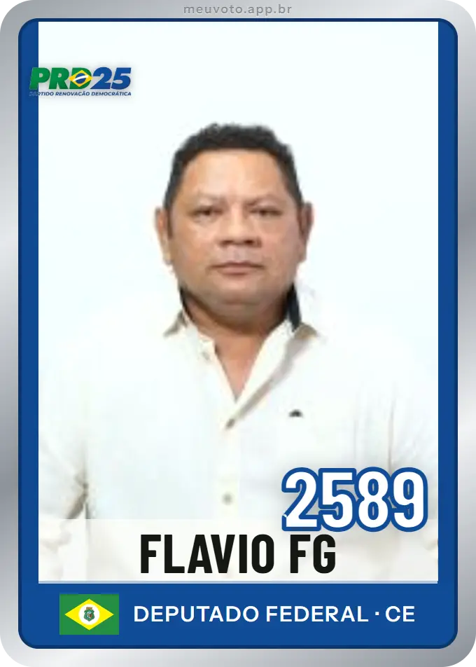 Carta de Flavio Fg, número 2589, PRD