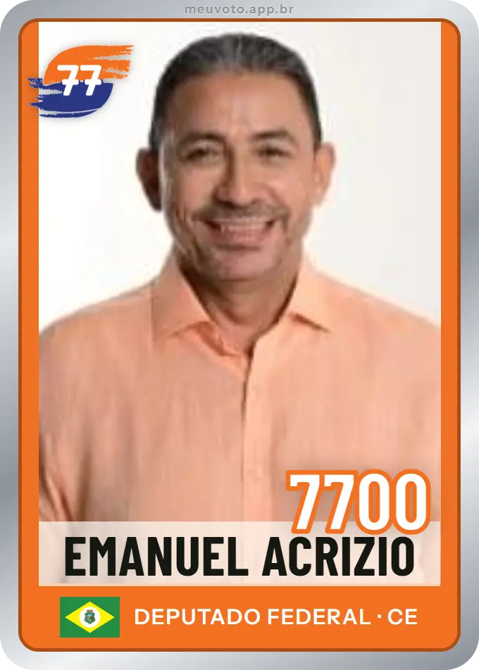 Carta de Emanuel Acrizio, número 7700, Solidariedade