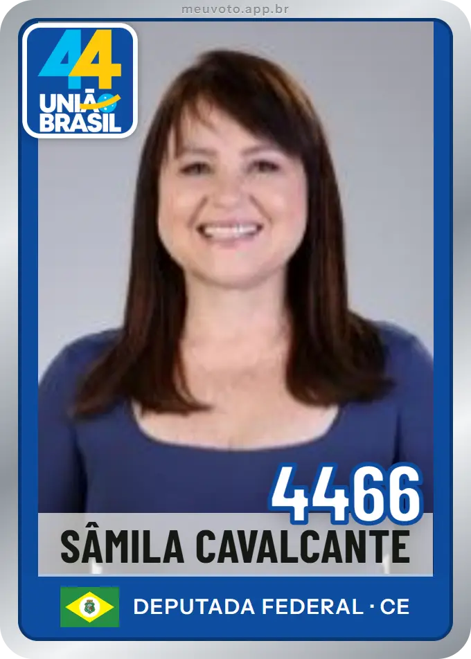 Carta de Sâmila Cavalcante, número 4466, União