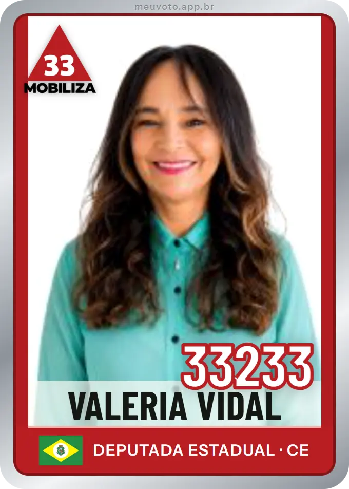 Carta de Valeria Vidal, número 33233, Mobiliza